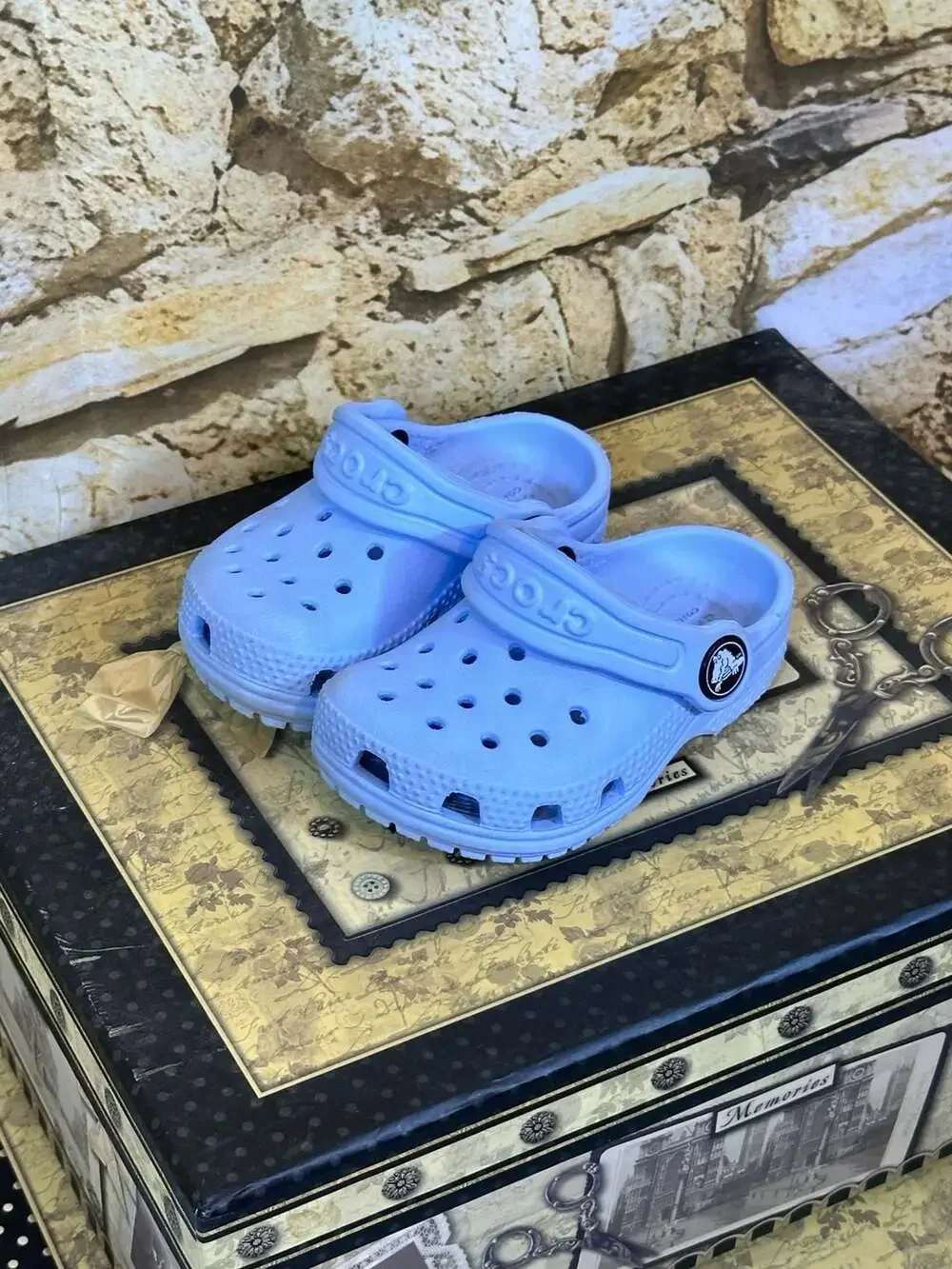 Crocs Classic Toddler Clogs - Blue